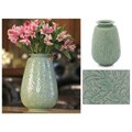Celadon Ceramic 'Divine Profusion' Vase (Thailand)