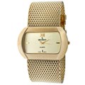 Peugeot Women's Goldtone Mesh Bracelet Watch