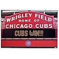 Free supportive guidepost for Style Vintage Jukeboxes 'Cubs Win' Canvas Art Print