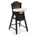 Eddie Bauer Wood High Chair in Charter Atlantic Blue