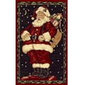 Santa Claus Holiday Area Rug (3' x 5')