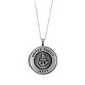 Sterling Essentials Sterling Silver 18-inch Navy Locket Necklace