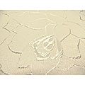  Floral Jacquard 61x118-inch Pearl Tablecloth 