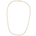 Caribe Gold 14k over Sterling Silver Diamond-cut 24-inch Rope Chain (2.5 mm)