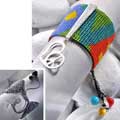 Sterling Silver Peace Love Heart Bracelet (Colombia)