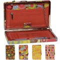 Alicia Klein 'Imagery' Leather Bi-fold Frame Wallet