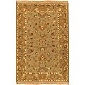 Hand-knotted Epoch Dusty Rose Wool Rug (9' x 12')