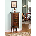 Elite Star Coffee 6-Drawer Jewelry Armoire