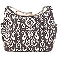 OiOi Chocolate Ikat Hobo Diaper Bag
