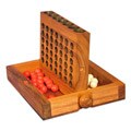 Wood Travel-size Connect Four Game (Thailand)