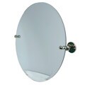Round Frameless Bathroom Tilt Wall Mirror with Beveled Edge (Case of 24)