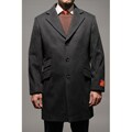 Mantoni Men's Charcoal WoolCarcoat