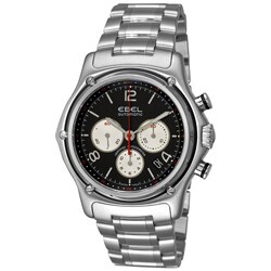 Ebel Men's '1911' Black Automatic Chronograph Watch