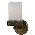 Travertino 1-light Burnished Brass Sconce