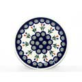 Ceramic Stoneware Blue and White 8-inch Salad Plate (Poland)