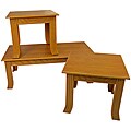 Cheyenne Honey Pine 3-piece Occasional Table Set