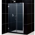 DreamLine UNIDOOR Frameless 52-53-inch Wide Adjustable Shower Door