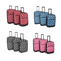 Explorer Polka Dot 3-Piece Expandable Luggage Set
