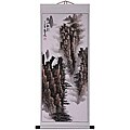 'Mountains Asian' Wall Art Scroll Painting (China)