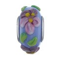 Signature Moments Sterling Silver Belli Fiori Murano Glass Bead