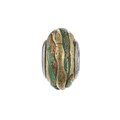 Signature Moments Sterling Silver Giravento Murano Glass Bead