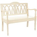 Carlisle Distressed White Bench