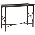 Hastings Antique Pewter/ Dark Walnut Console Table