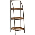 Calrton Black Iron Leaning Etagere