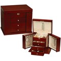 Seya Fully Locking Cherry Jewelry Box