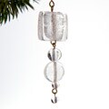 Clear Glass Christmas Hanging Ornament (India)