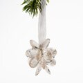 Acrylic Clear Flower Hanging Christmas Ornament (India)