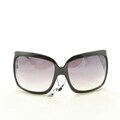 Women's 26557 Black Oversized Sunglasses