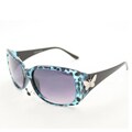Women's P8124 Blue Leopard Fashion Sunglasses