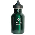 Stainless Steel 18-oz Green Water Bottle (Pack of 6)