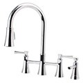Fontaine Fiore Modern Chrome Pullout Kitchen Faucet
