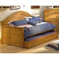 Country Pine Wood Twin Day Bed with Trundle