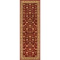 Primeval Red Oriental Rug (2'8 x 7'7)