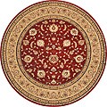 Primeval Red Oriental Rug (7'7 Round)