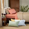 Sateen 300 Thread Count Printed Dot Full-size Sheet Set