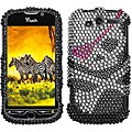Premium HTC myTouch 4G Skull Rhinestone Case