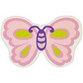 Funtime Children's Butterfly Rug (2'6 x 4')