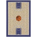 Sports Time Basketball Rug (3'3 x 5')