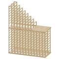 Epicureanist 73.375-inch Waterfall 288-bottle Wine Rack with Tabletop