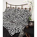 Zebra Black/ White Safari King-size Sheet Set