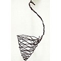 Small Iron Beehive Hanging Planter Basket (Honduras)