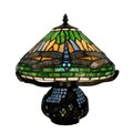 Indoor 1-light Dragonfly Bronze Table Lamp