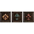 Set of 3 Venice Royal Symbol Framed Wall Decor (China)