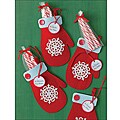 Martha Stewart Felt Mitten Treat Bag Set (Pack of 6)