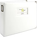 Pebbles Share & Tell White 12 x 12-inch Photo / Scrapbooking Album