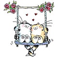 Penny Black 'Furry Embrace' Rubber Stamp